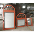 China Customized detroit excellent quality window dual pane tilt turn triple glass Aluminum arched shutter window